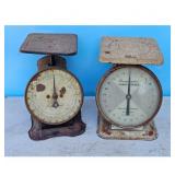 Vintage American Family Scale and 24lb Family Scal