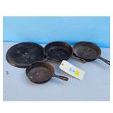 Wagner Ware Cast Iron Skillet Set with Griddle