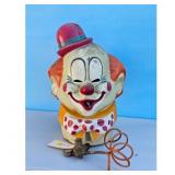 Vintage Clown Head Prop