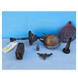 Brass light/ Cast Iron Trivet/Pour Spout/Ford  Mo