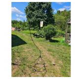 Metal Shepherd Hook Plant Stand