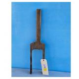 Vintage Wooden Tool - Forked Handle