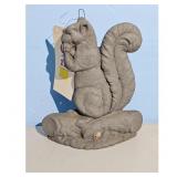 Squirrel on Log Garden Statue