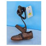 Leg Mounted corn and tobacco stalk cutter