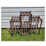 Wooden Tiered Plant Stand