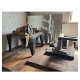 Vintage Router Table and Saw Base with Accessories