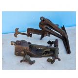 Antique hand saw sharpening vises