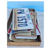 Flat of Ohio License Plates - Former POW, Veteran,