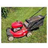 Troy-Bilt Red Push Lawn Mower with Bag