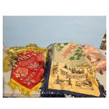 Vintage Souvenir Pillowcases Scarves - Mother, Wy