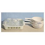 Corning Ware Blue Cornflower/ FIREKING Casserole