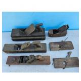 Several Vintage Wood Hand Planes