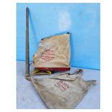 Vintage Horn Seed Sower & Cyclone Seed Sower with