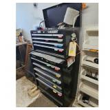 Husky Black Rolling Tool Chest Cabinet 10-Drawer