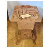 Antique Cast Iron Wood Burning Stove