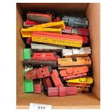 Assorted HO Scale Model Train Cars Lot
