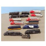Collection of Model Trains - Various Locomotives
