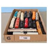 Assorted HO Scale Model Train Tank Cars Lot