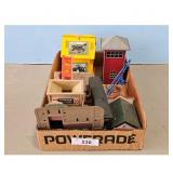Toy Farm Buildings and Accessories Lot