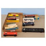 Assorted HO Scale Model Train Cars Lot