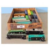 Assorted HO Scale Model Train Cars Lot