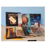 Johnny Cash & Willie Nelson Vinyl Record Lot