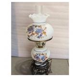 Vintage Floral Electric GWTW Table Lamp