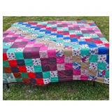 Handmade Patchwork Quilt Blanket