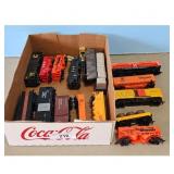 Assorted HO Scale Model Train Cars Lot