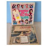 2x Vintage Music Compilation LP Records - Stars of