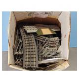 Assorted Model Train Track and Cars Lot