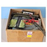 Model Train Track and Accessories Lot