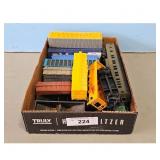 Assorted HO Scale Model Train Cars Lot