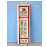 Vintage Marathon Jay Oberlander Thermometer Sign