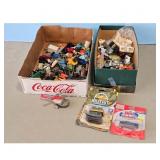 Assorted Lot of Die-Cast Toy Vehicles and Playsets