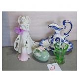 Collection of Decorative Ceramic and Glass Items