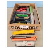 Assorted HO Scale Model Train Cars Lot
