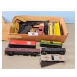 Model Train Cars and Accessories Lot