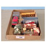 Assorted Toy Train and Vehicle Lot