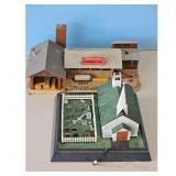 Model Church and Johnsons Lumber Co. Building Dior