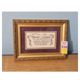 Framed "Fruit of the Spirit" Scripture Art Print