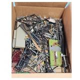 Model Train Scenery Parts Lot - Tracks, Structures