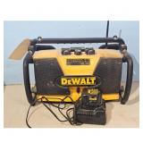 Dewalt Yellow Jobsite Radio & Charger