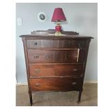 Brown Wooden Dresser 4 Drawers