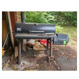Red Stone Smoker BBQ Grill Black Metal