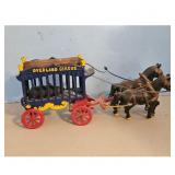 Overland Circus CI Wagon Toy & Horse Set
