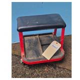 Red & Black Mechanic Rolling Creeper SEat