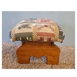 Patchwork Quilt Footstool Ottoman
