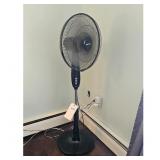 Amazon Basics Oscillating Standing Fan Black
