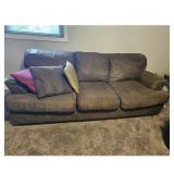 Ashley Furniture 3-Seater Brown Sofa